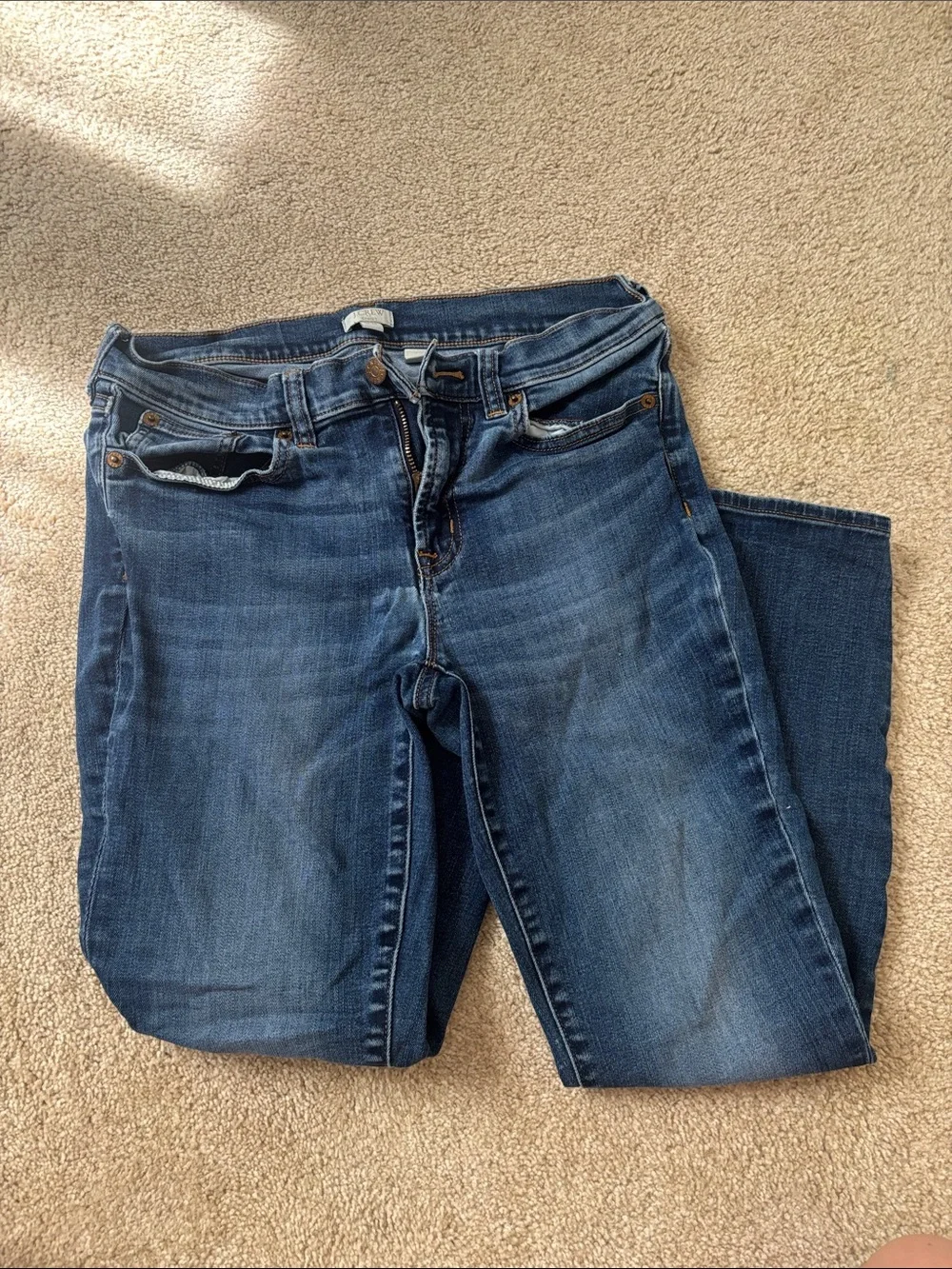 J. Crew Women's Dark Blue Skinny Jeans